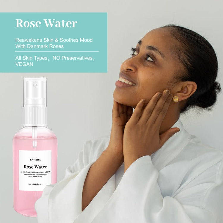 Rose Water Skin Care Spray – Hydrating Facial Mist for Refreshing & Glowing Skin