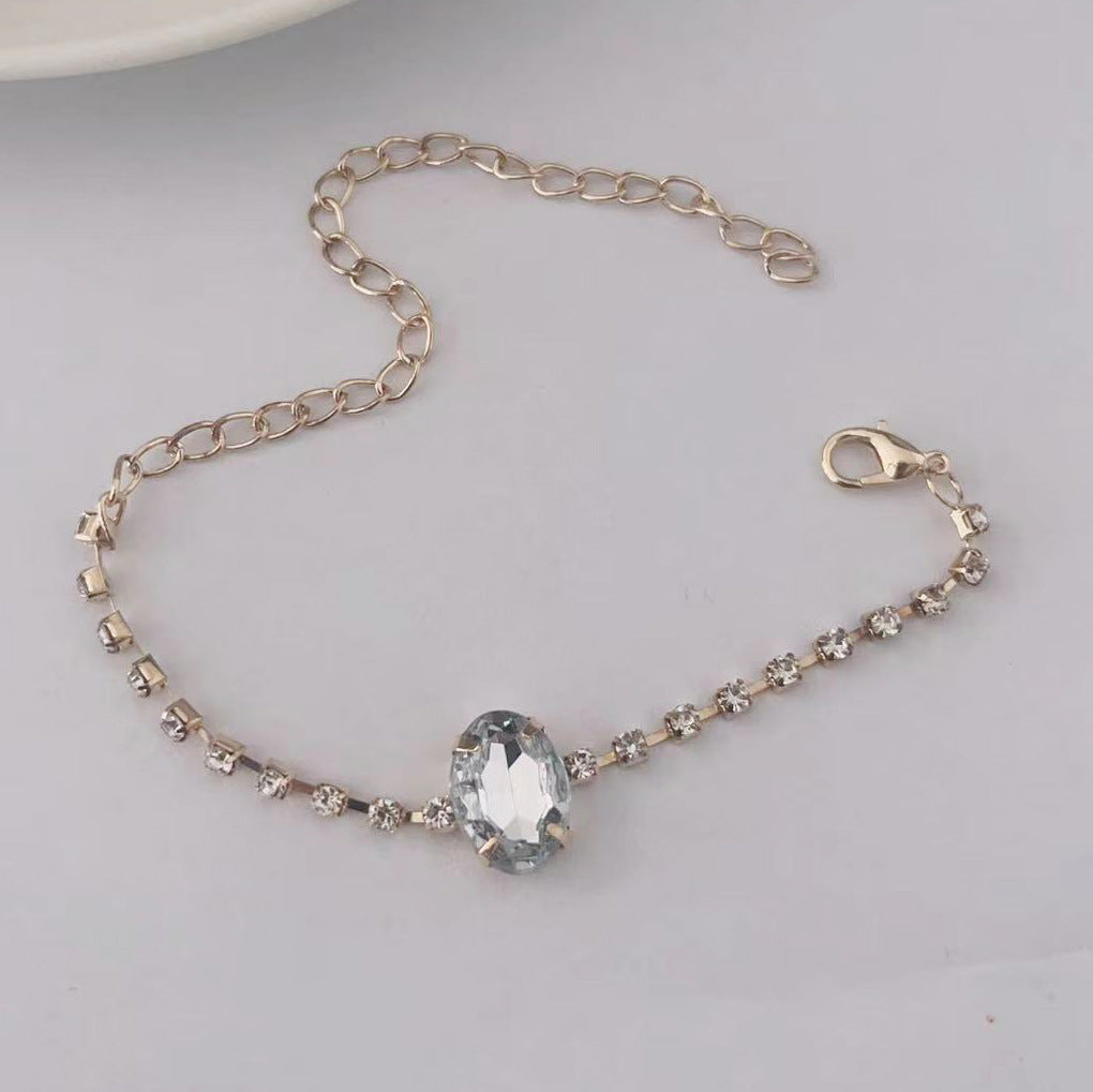 Luxury Teardrop Crystal Bridal Jewelry Set