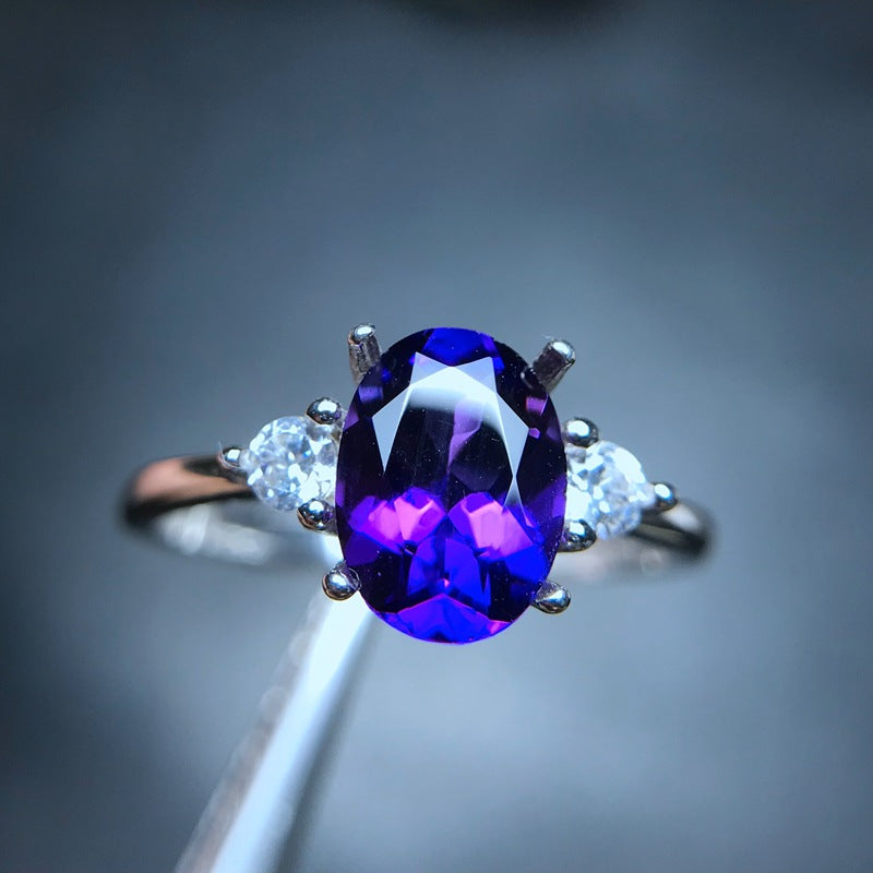 Elegant Purple Gemstone Ring