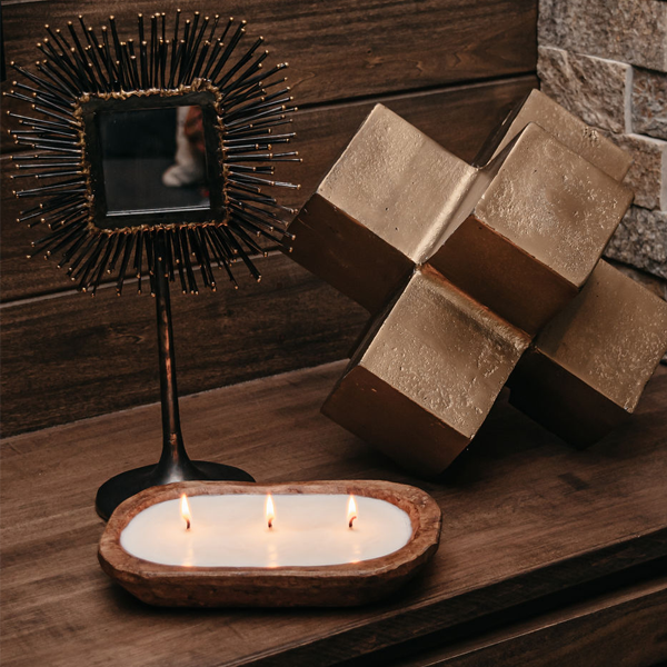 3-Wick Grapefruit Mojito Soy Wax Candle Bowl