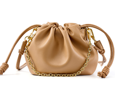 Korean Cloud Chain Shoulder Bag – Luxury Soft Pleated Women’s Handbag