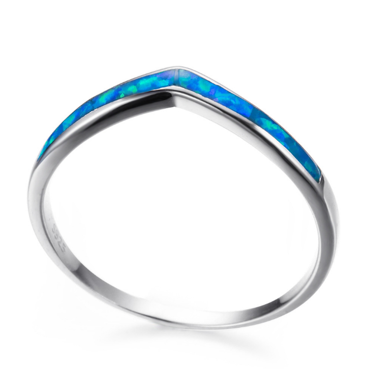 Ocean Blue Stackable Ring