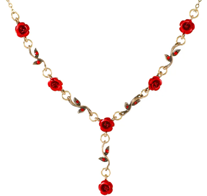 Vintage Rose Jewelry Set