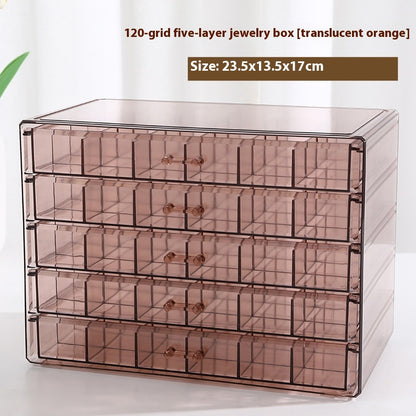 Luxury Transparent Jewelry Organizer Box