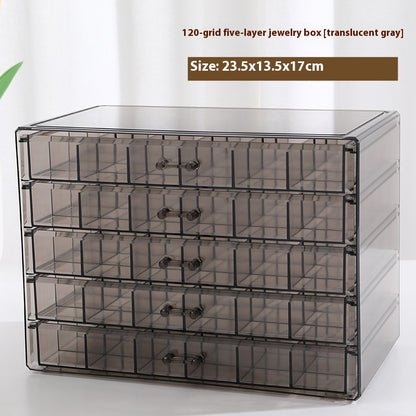 Luxury Transparent Jewelry Organizer Box