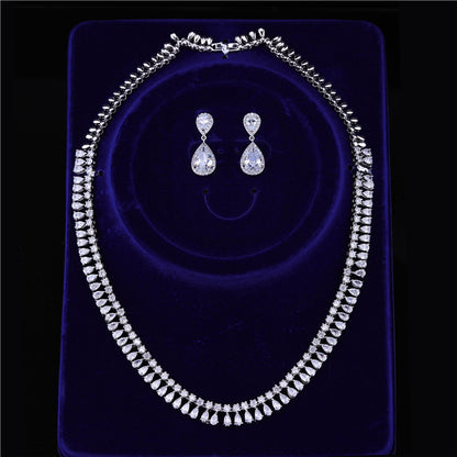 Diamond Look Teardrop Jewelry Collection