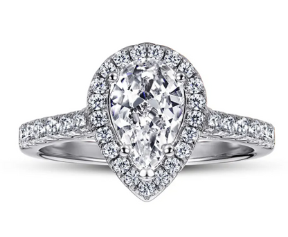Premium Teardrop Zircon Ring