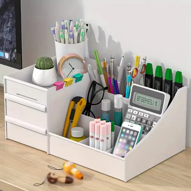 Cosmetic Storage Organizer Box – Makeup, Jewelry & Skin Care Organizer with Drawers