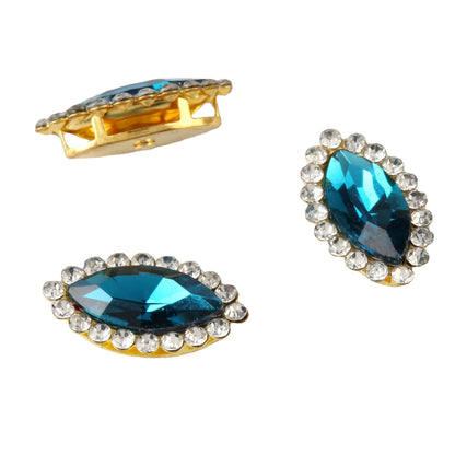Luxury Crystal Rhinestone Hair Gems – Teardrop Glass Accessories