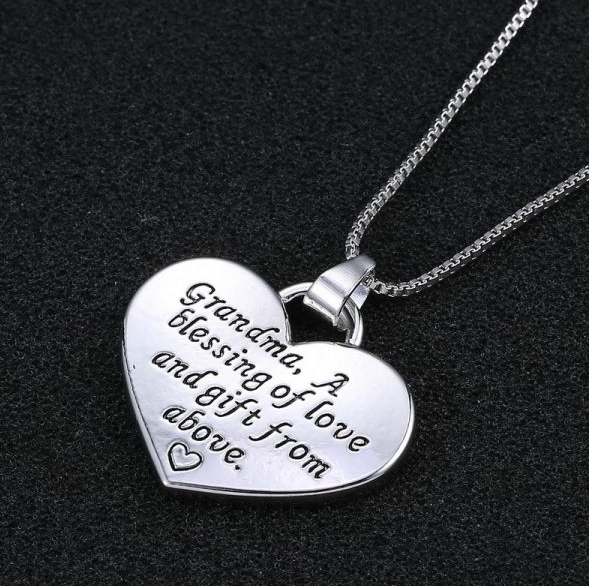 Love Message Heart Necklace