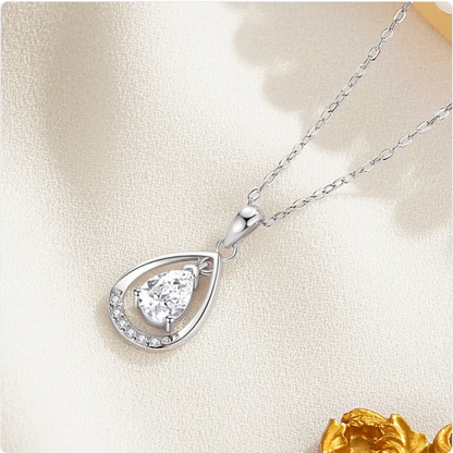 925 Sterling Silver Teardrop Necklace