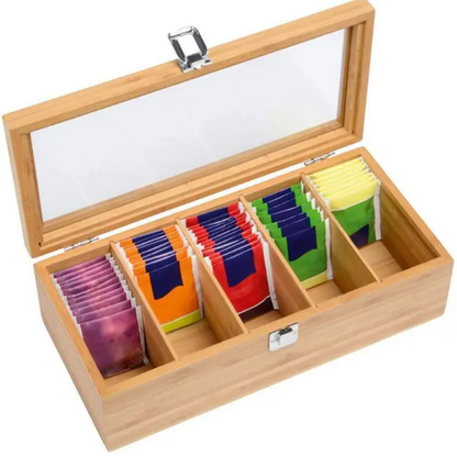 Bamboo Jewelry & Tea Storage Box