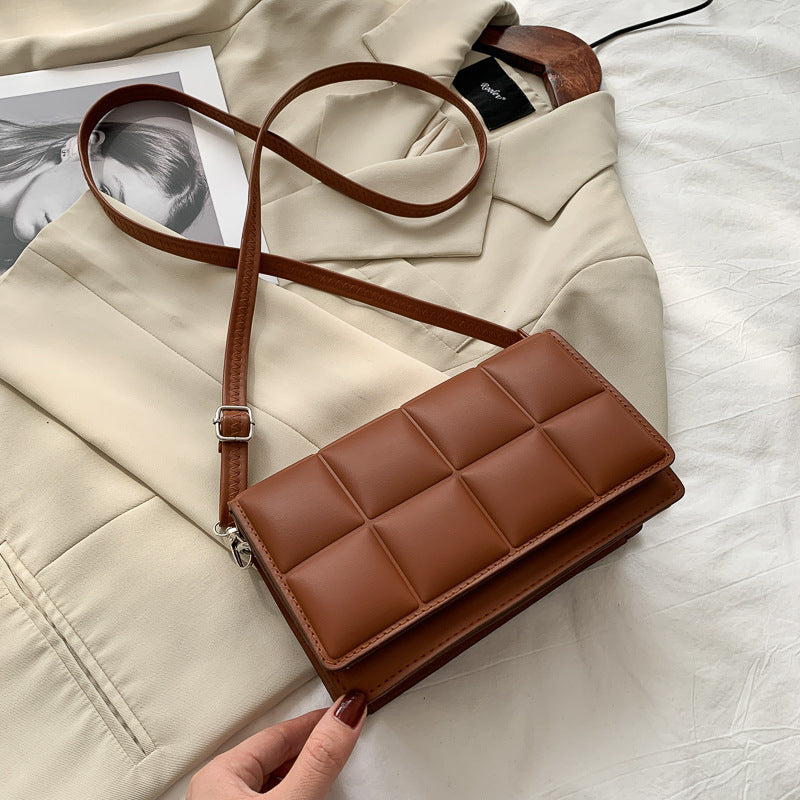 Chic Checkered Women’s Crossbody Handbag – Luxury Trend Style
