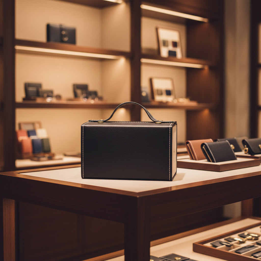 Leather Jewelry Organizer Case