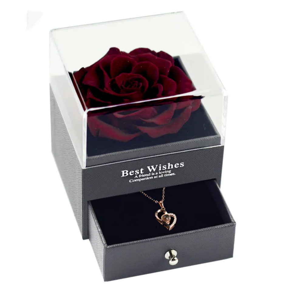 Eternal Rose Jewelry Box