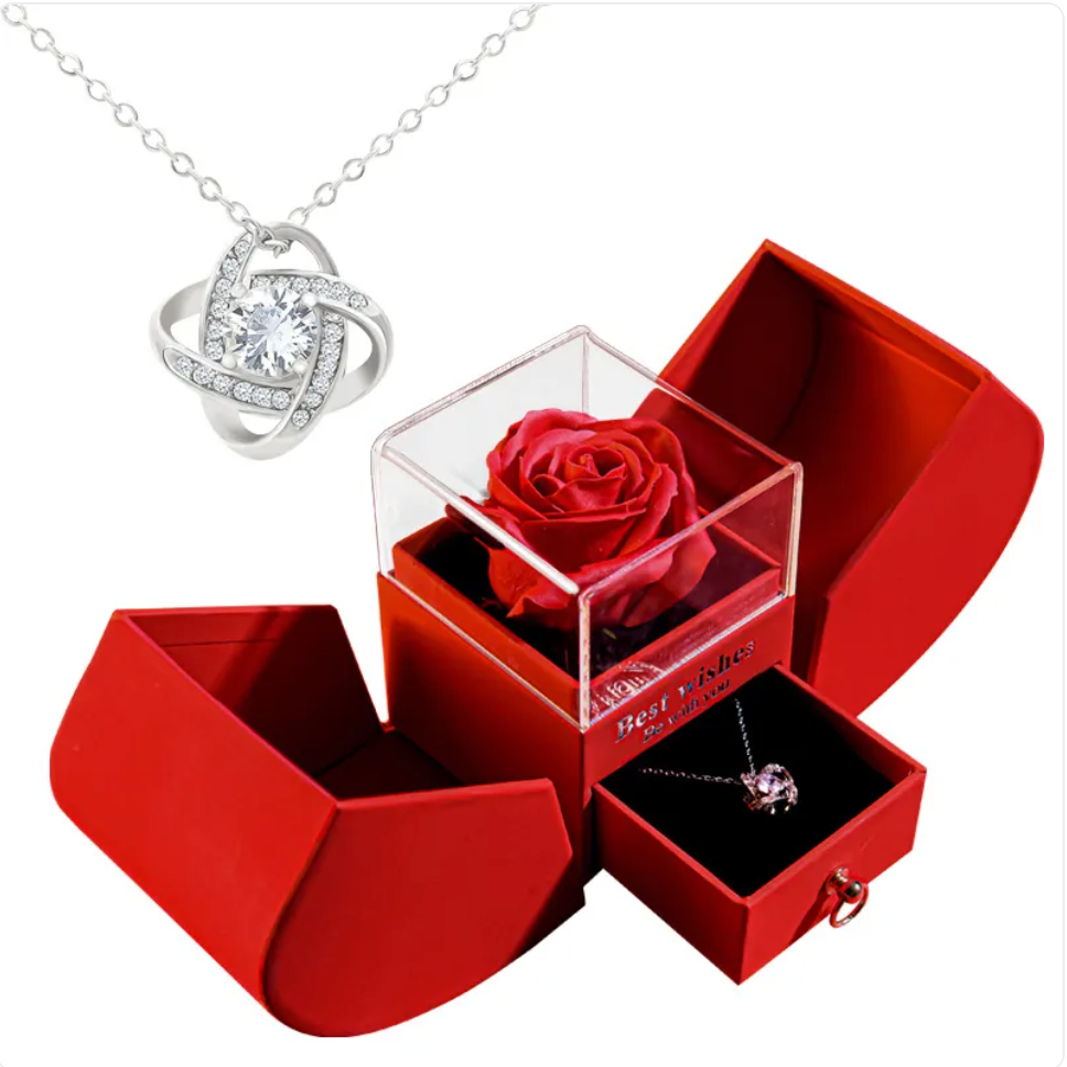 Luxury Rose Necklace Box