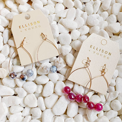 Bohemian Wire Drop Earrings