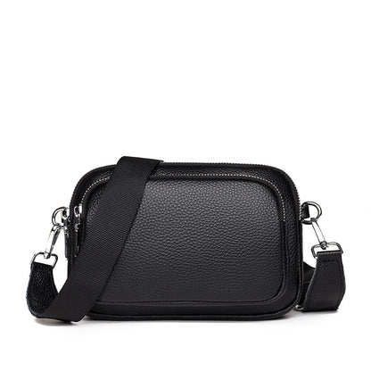 Luxury Multi-Layer Crossbody Handbag for Women – Trendy Leather Shoulder Bag