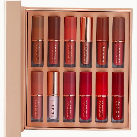 12-Piece Velvet Matte Lipstick Gift Set – Long Lasting Moisturizing Lip Colors