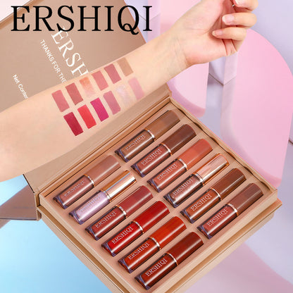 12-Piece Velvet Matte Lipstick Gift Set – Long Lasting Moisturizing Lip Colors