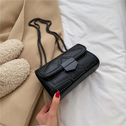 Korean Style Mini Crossbody Bag – Elegant Women’s Small Square Handbag