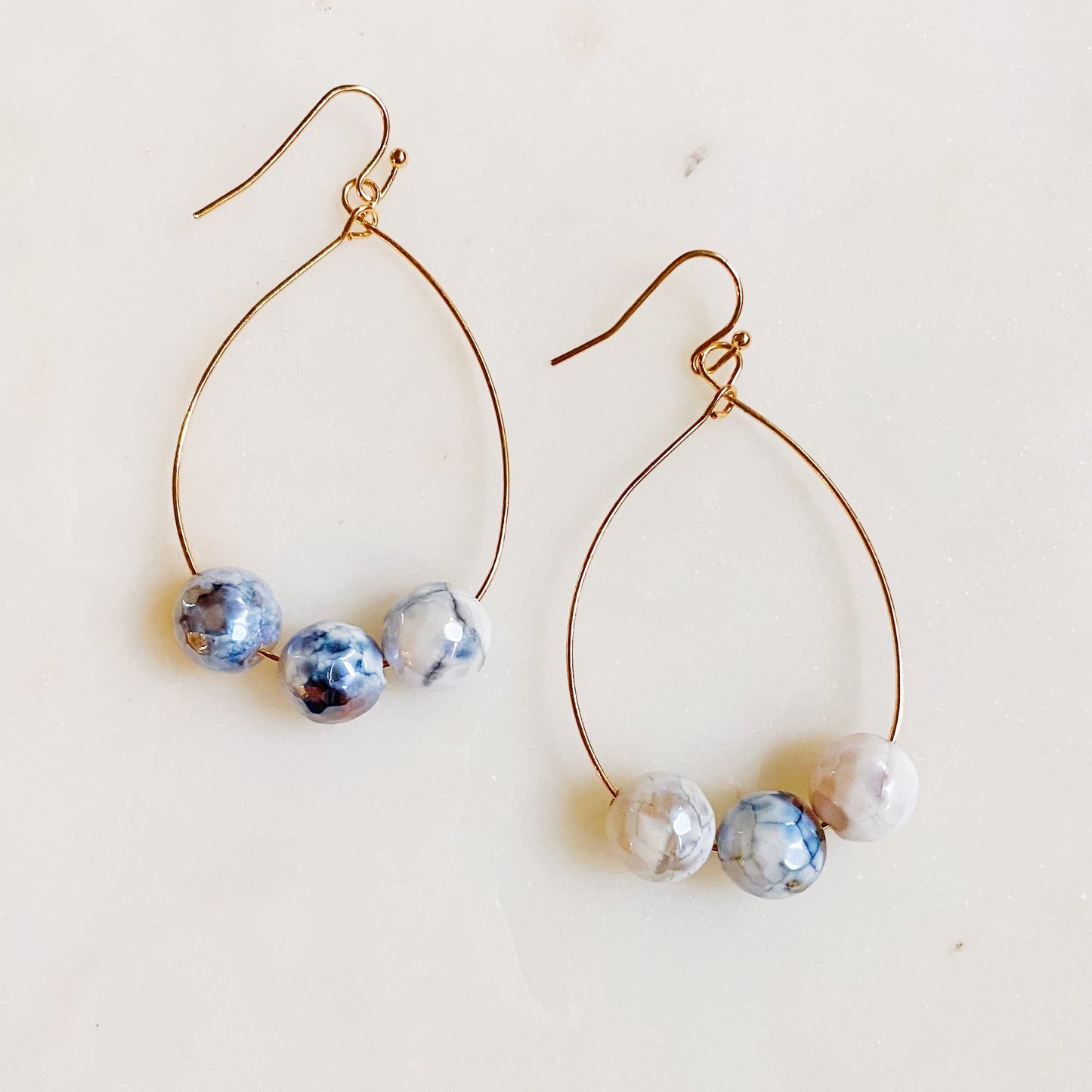Bohemian Wire Drop Earrings