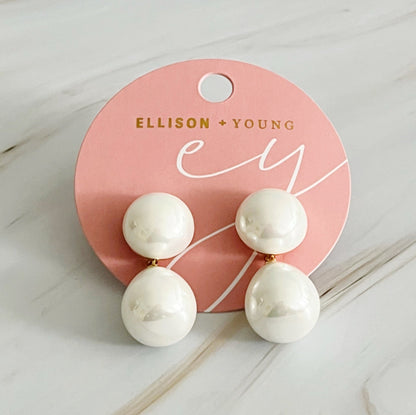 Classic Pearl Statement Earrings