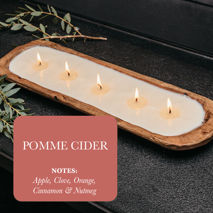 5-Wick Dough Bowl Soy Candle – Pomme Cider