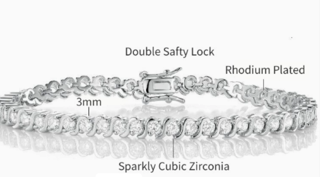 Sparkling Zirconia Bracelet