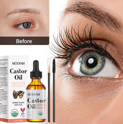Pure Castor Oil – Multi-Purpose Hair & Skin Care Oil for Moisturizing & Nourishing Care