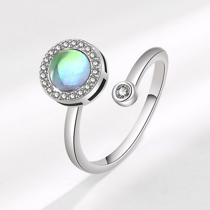 Luxury Opal Adjustable Ring for Women