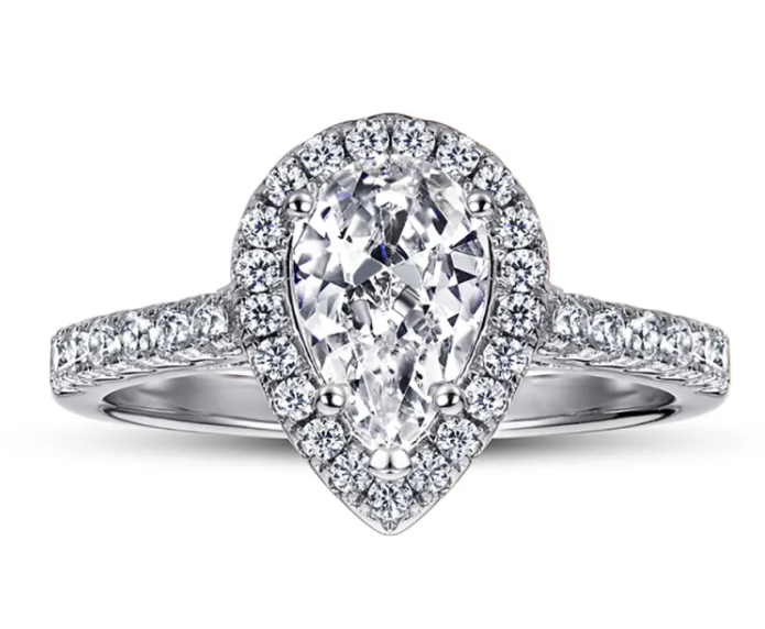 Premium Teardrop Zircon Ring