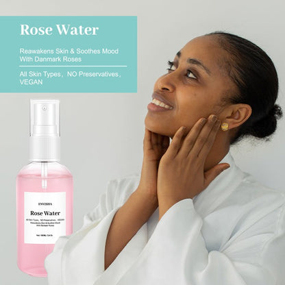 Rose Water Skin Care Spray – Hydrating Facial Mist for Refreshing & Glowing Skin