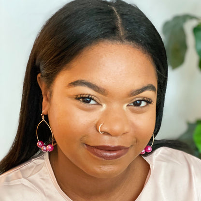 Bohemian Wire Drop Earrings
