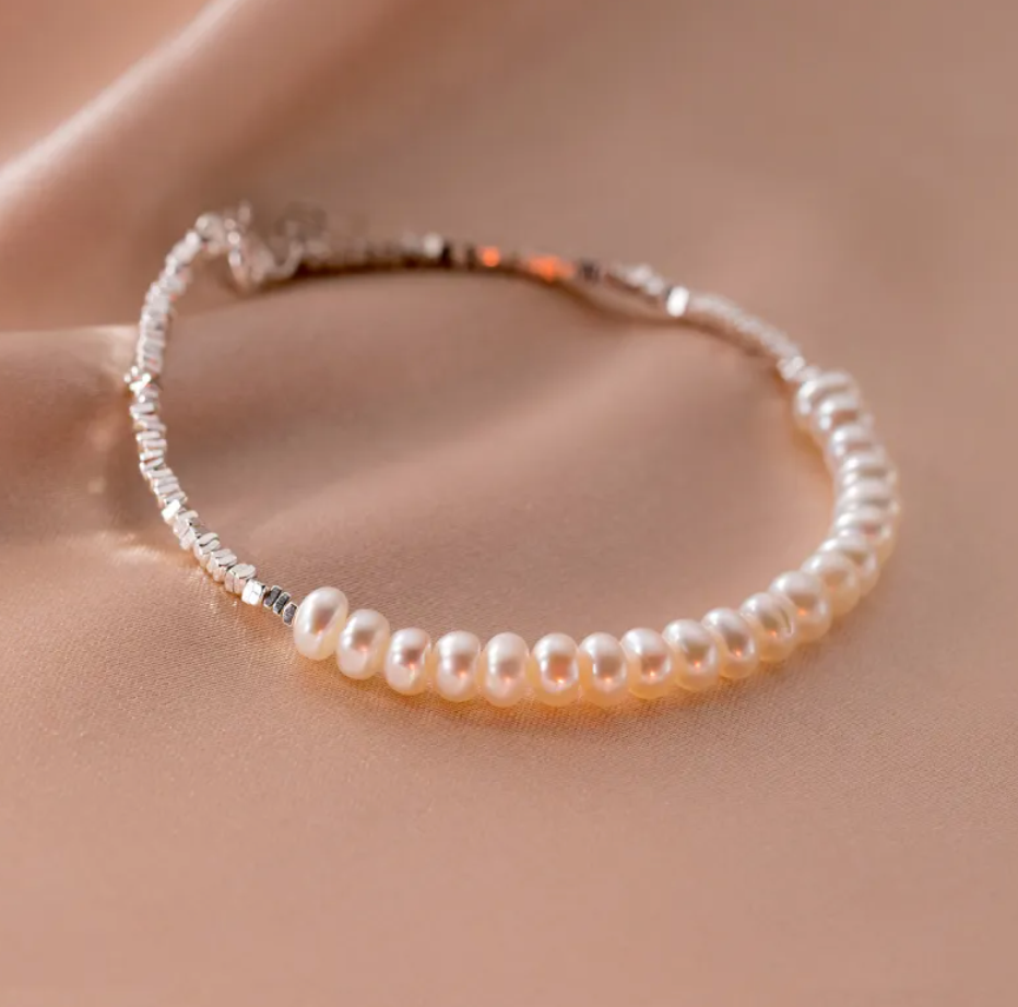 Vintage French Pearl Bracelet for Women