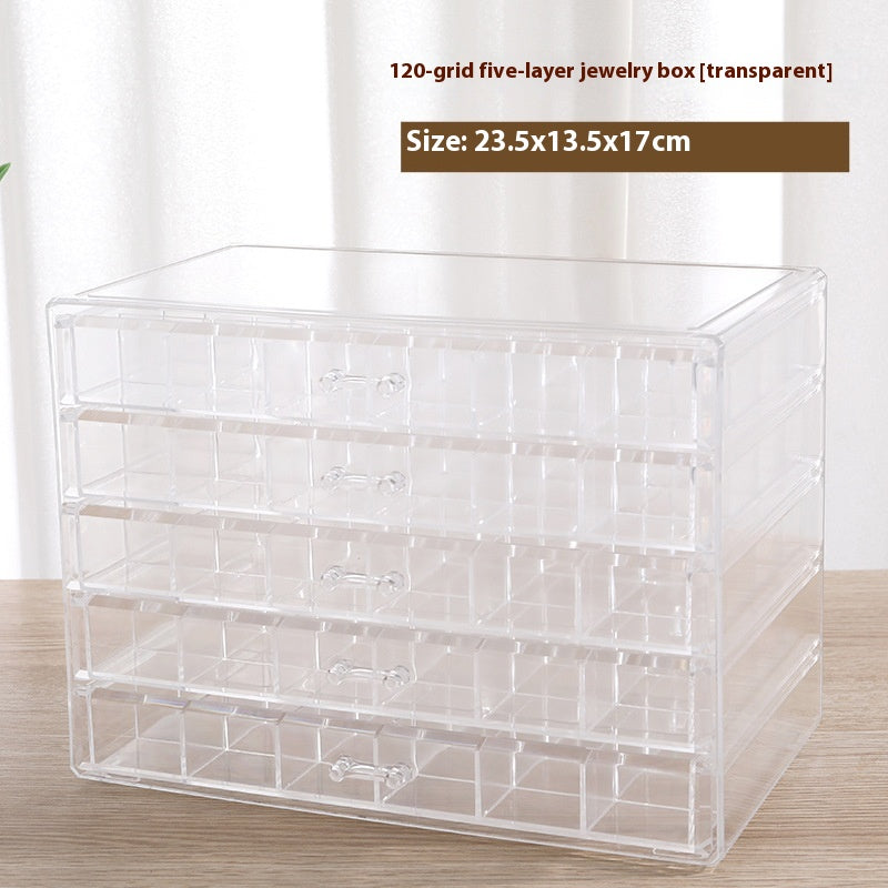 Luxury Transparent Jewelry Organizer Box