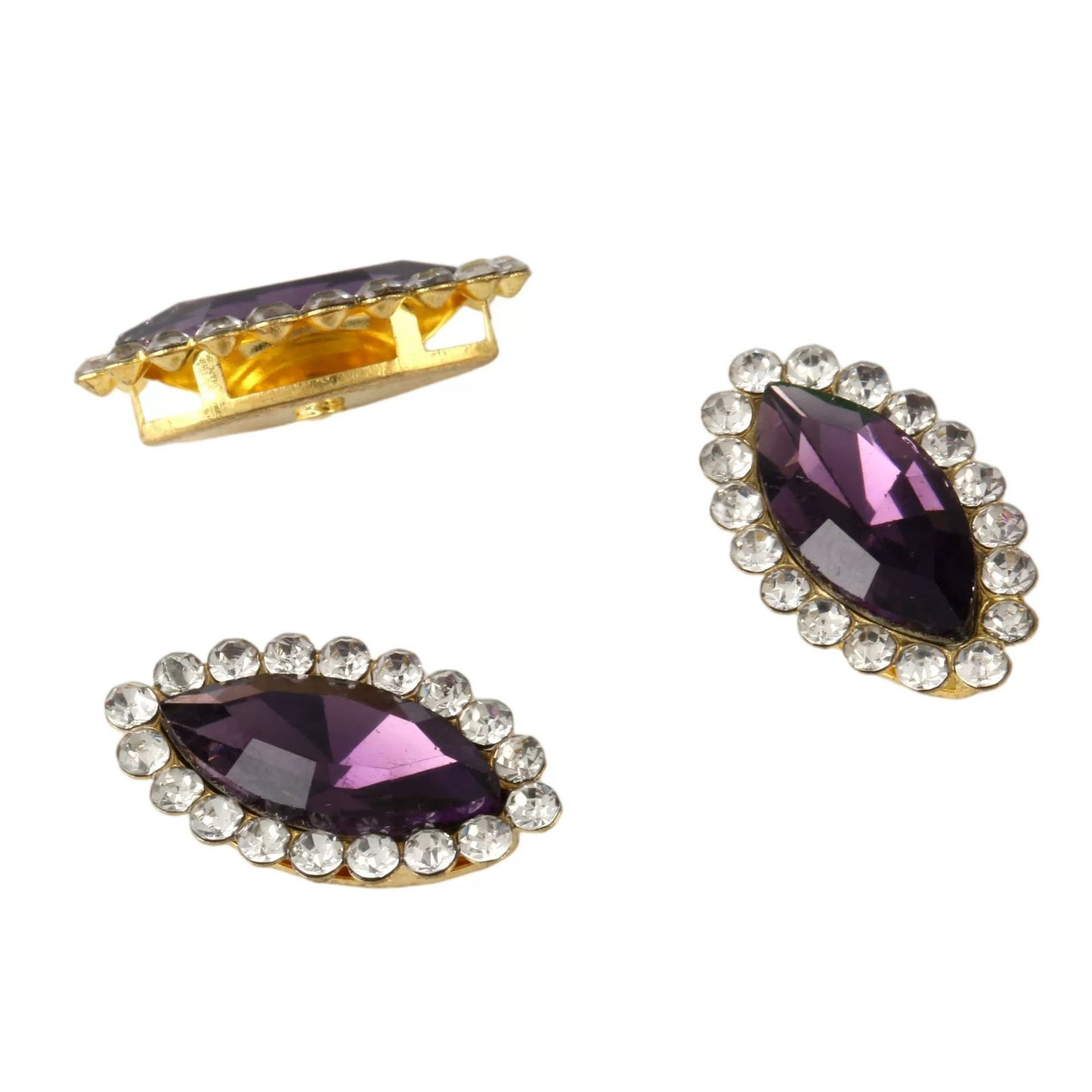Luxury Crystal Rhinestone Hair Gems – Teardrop Glass Accessories
