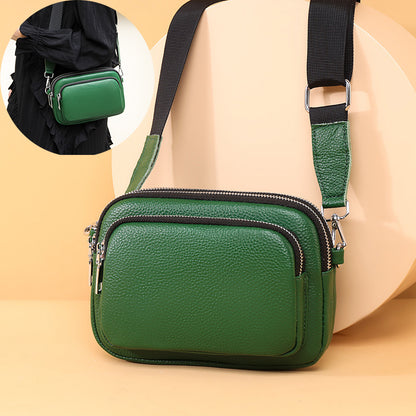 Luxury Multi-Layer Crossbody Handbag for Women – Trendy Leather Shoulder Bag