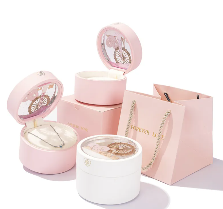 Rotating Ferris Wheel Jewelry Storage Box