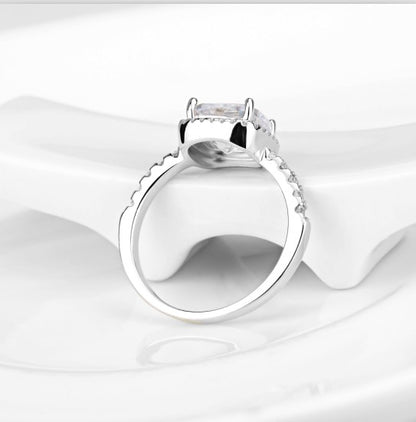 Elegant Halo Engagement Ring