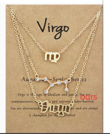 Zodiac Sign Necklace Set – Elegant Astrology Jewelry for Women