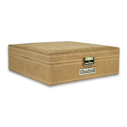 Luxury Velvet Jewelry Box Organizer – Multi-Layer Storage Case for Rings, Earrings & Necklaces