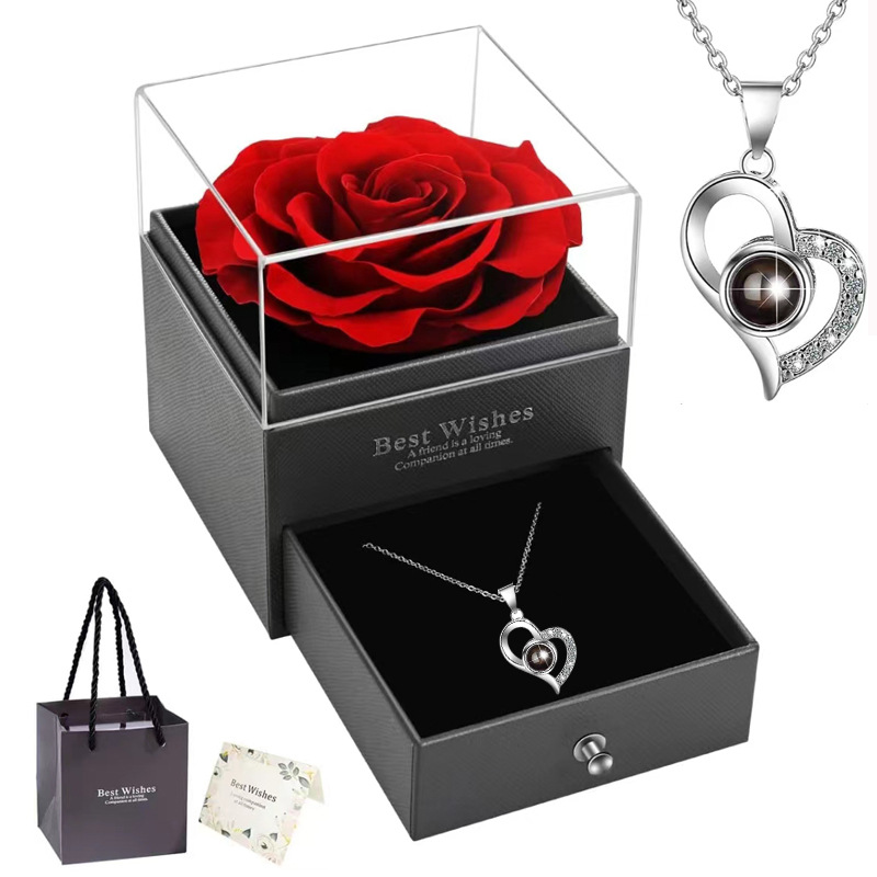 Heart Necklace & Earring Set