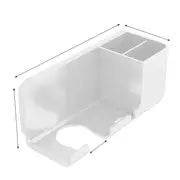 Wall Mounted Hair Tool Holder – Bathroom Organizer Rack for Hair Dryer & Styling Accessories