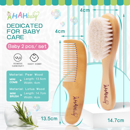 Soft Baby Hair Brush & Comb Set