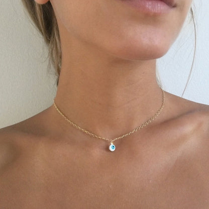Minimal Water Drop Necklace