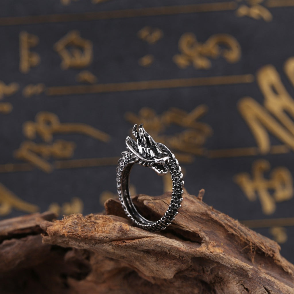 Retro Fantasy Dragon Ring