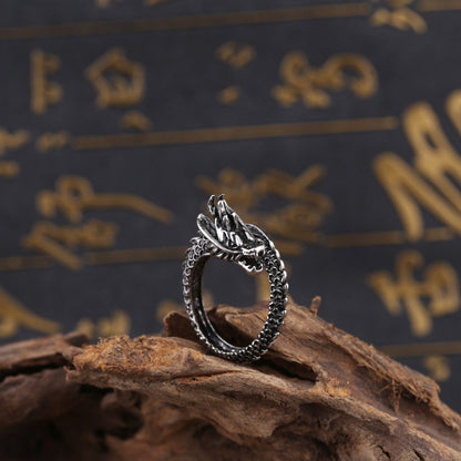 Retro Fantasy Dragon Ring