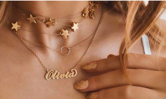 Personalized Gold Name Necklace