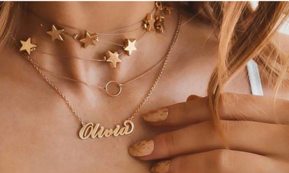 Personalized Gold Name Necklace
